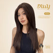 Rowan-DWY Mono Lace Front Free Part Long Straight Blonde Glueless Synthetic Wig
