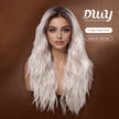 Corinna C-DWY Long Curly Blonde 13×4 Free Part Dark Roots Wig