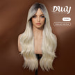[CLEARANCE SALE] Cameron -DWY T Part Lace Front Free Part Mid-Length Straight Pearl Blonde Gradient Glueless Synthetic Wig for Women 24 Inches Lace Frontal Wig