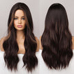 26 inch Long curly wigs brown and blonde highlight wigs women's wigs for daily or cosplay use LC6155-1