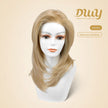 Tanya-DWY Mono Lace Front Free Part Short Natural Wavy Glueless Synthetic Wig