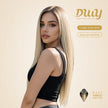Calista C- DWY 13×6 Lace Front Free Part Long Blonde Gradient Straight Glueless Synthetic Wig