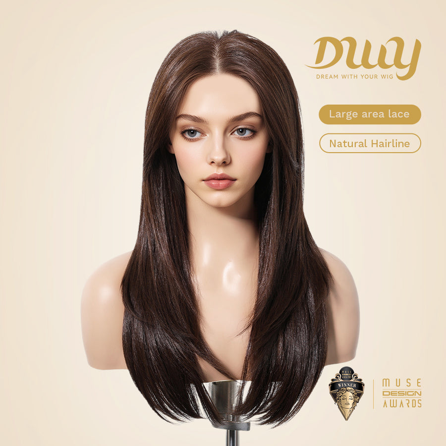Talia C-DWY 13×6 Lace Front Free Part Long Straight Glueless Synthetic Wig