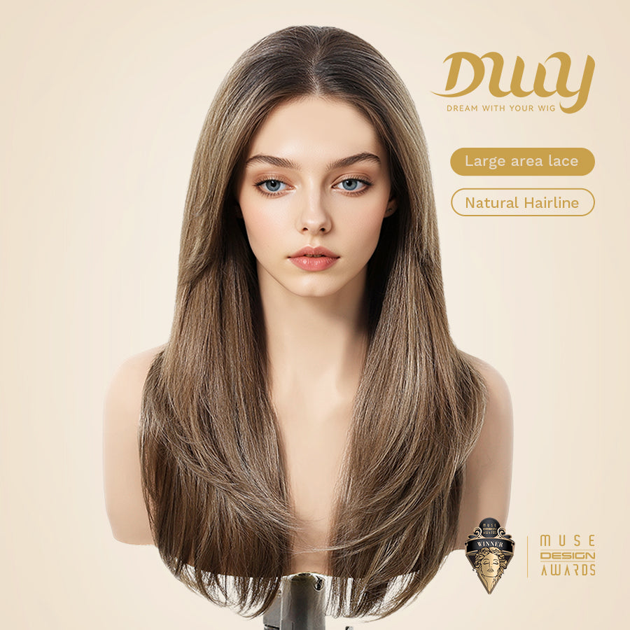 Talia C-DWY 13×6 Lace Front Free Part Long Straight Glueless Synthetic Wig