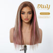 Cristina C- DWY Human Hair Pre Plucked Long-Length Hair 13*6 Natural Textured Hair Invisible HD Lace Frontal Wigs for Women 24 Inches