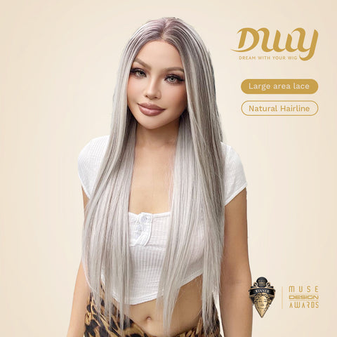 Abigail DWY Silky Striaight Natural Hairline Librea Lace Front Wig
