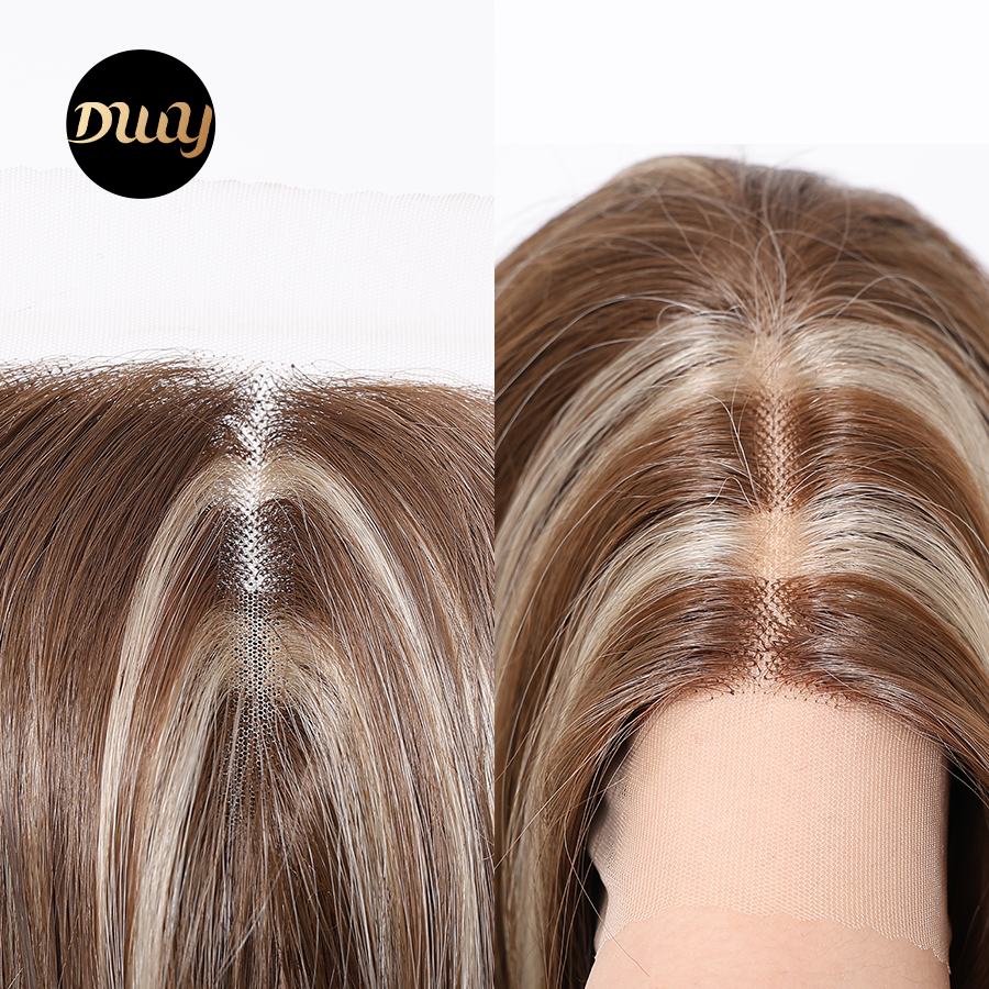 DWY Synthetic Lace Front Body Wave Wig – Glueless Money Pieces HD Lace Wig