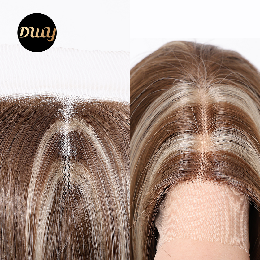 DWY Synthetic Lace Front Body Wave Wig – Glueless Money Pieces HD Lace Wig