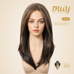 Pre Order! Ruby-DWY Mono Lace Front Free Part Mid-Length Silky Straight 20 Inches Hazelnut Glueless Synthetic Wig