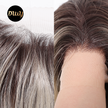 Hadley-DWY Platinum Blonde Synthetic Lace Front Long Layered Wavy Glueless Wig