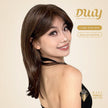 Soraya-DWY Libera Free Part Mid-Length Natural Straight Light Brown  Synthetic Wig