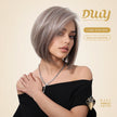 Clea-DWY 13x6 Lace Front 10 Inches Bob Blonde with Highlights Glueless Synthetic Wig
