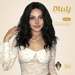 Claire-DWY Lace Front Middle Part Deep Wavy Glueless Synthetic Wig