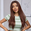 (Us Only)Patricia-DWY Lace Front T Part Long Brown Gradient Glueless Synthetic Wig