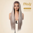 Calista C- DWY 13×6 Lace Front Free Part Long Blonde Gradient Straight Glueless Synthetic Wig