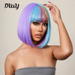 Sophia-DWY Colored Straight Synthetic Wig With Bangs
