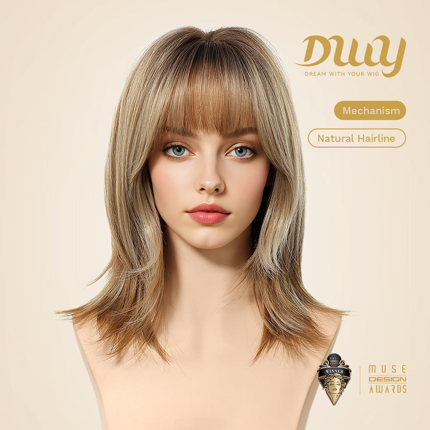 Restocked! Loni Mini C- NEW! DWY 16-Inch Short Wave Glueless Synthetic Wig