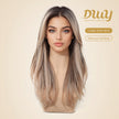 Pre Order!Cori-NEW! DWY 13×4 Lace Front Free Part Long-Length Straight Pink Brown Glueless Synthetic Wig