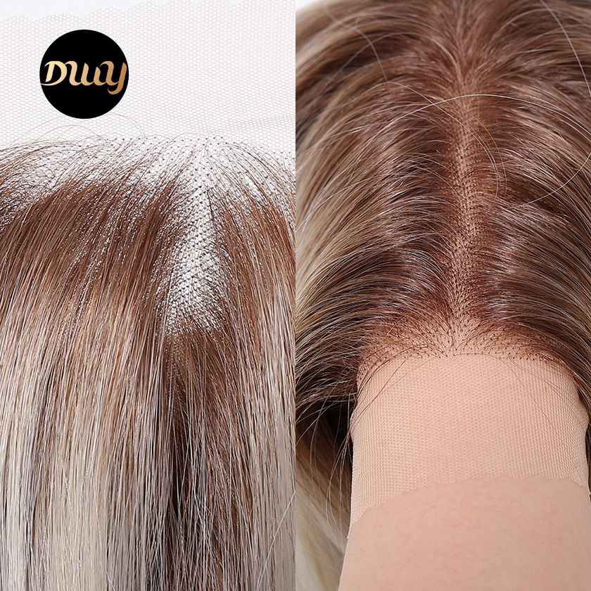 Amanda- DWY 13×6 Lace Front Free Part Mid-Length Water Wave Syn