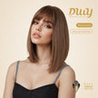 DWY 13 Inches Bob Mixed Color Synthetic Wig