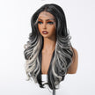 DWY Synthetic Lace Front Body Wave Wig – Glueless Wig with Black HD Lace