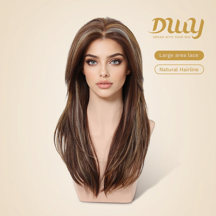Selah-DWY 22-Inch Hand-Tied Filter Lace Front Wig – 13x6 Free Parting