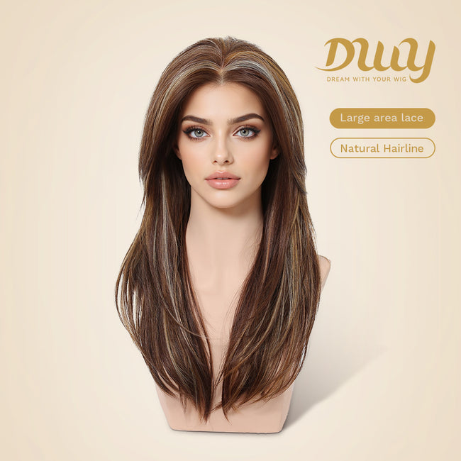 Selah-DWY 22-Inch Hand-Tied Filter Lace Front Wig – 13x6 Free Parting