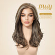 Lainey H-NEW COLOR DWY 13×4 Free Parting Hand -Tied Top Middle Length Light Brown with Highlights  Glueless Synthetic Wig