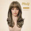 Back In Stock! Jule C-DWY New Technology! Bionic Silk Top 18-Inch Layered Shoulder-Length Caramel Latte Glueless Synthetic Wig