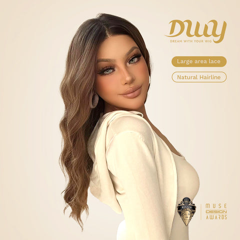 DWY Kamala-DWY 13×6 Lace Front Glueless Synthetic Wig 22 Inches Mid-Length