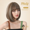 Jean-DWY 12-Inch MiraScalp Chic Brown Glueless Synthetic Wig
