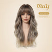 Taylor C-DWY New Technology! Bionic Silk Top Smoky Balayage Blonde 24-Inch Long Wave Glueless Synthetic Wig