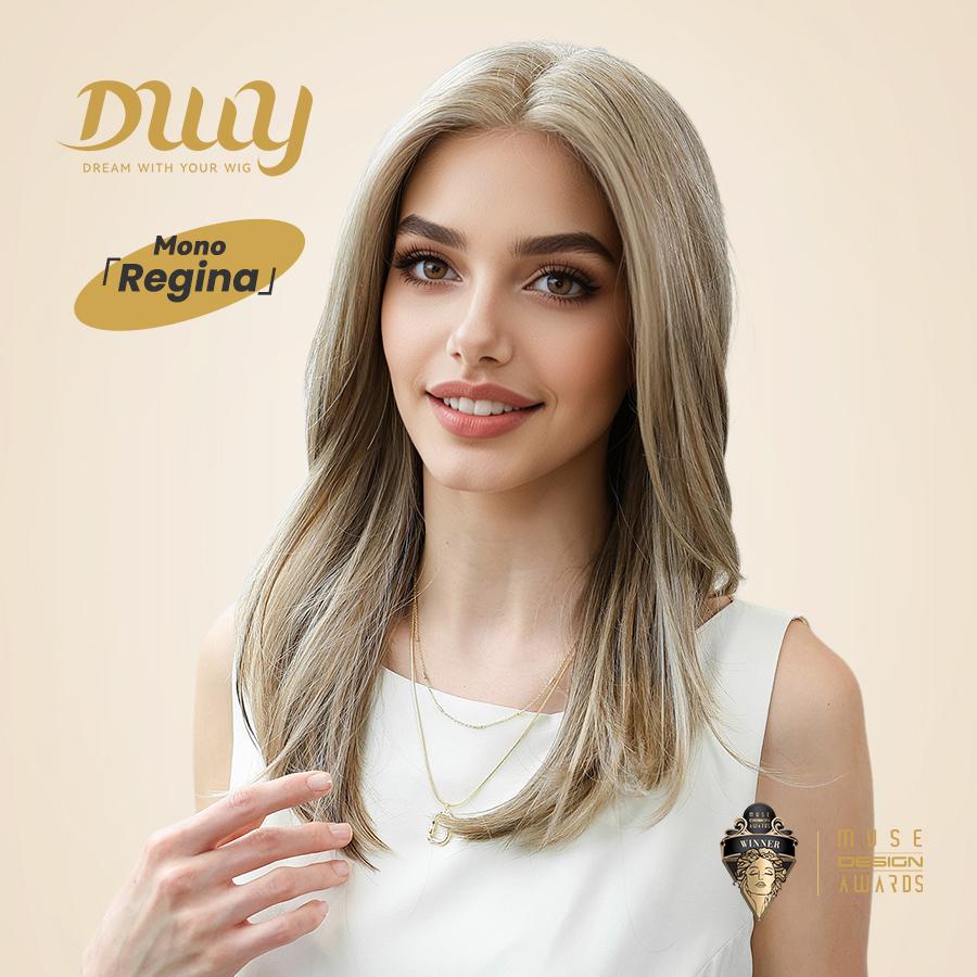 【New in】Regina-DWY 14" Dirty Blonde Glueless Lace Front Wig - Short Straight Style