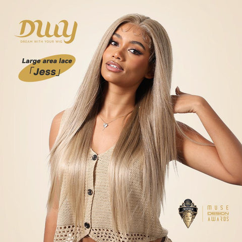 Jess-DWY Lace Front 13×6 Free Part Blonde Straight Baby Hair Synthetic Wig