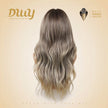 Taylor C-DWY New Technology! Bionic Silk Top Smoky Balayage Blonde 24-Inch Long Wave Glueless Synthetic Wig