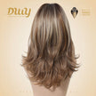 Back In Stock! Jule C-DWY New Technology! Bionic Silk Top 18-Inch Layered Shoulder-Length Caramel Latte Glueless Synthetic Wig