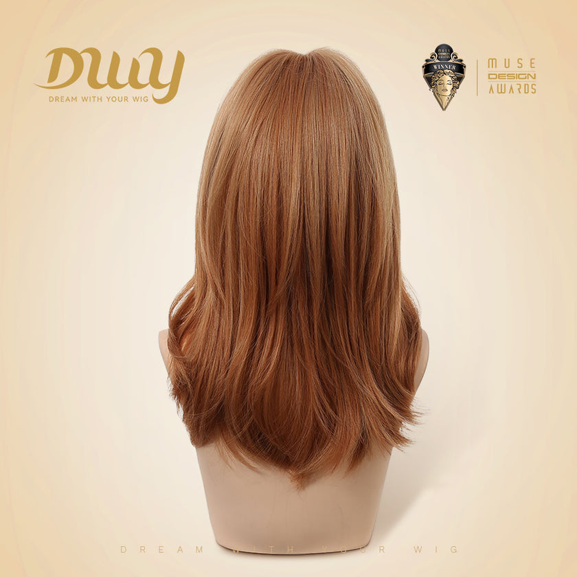 Tegan-DWY 18-Inch MiraScalp Mid-Length Wavy Wig