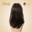 Tanya-DWY Mono Lace Front Brown Free Part Mid-Length Synthetic Wig