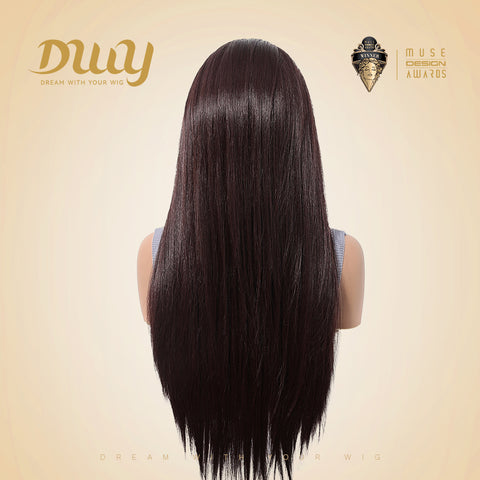 Abigail DWY Silky Striaight Natural Hairline Librea Lace Front Wig