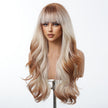 DWY 26 Inches Beach Wave Mixed Color Synthetic Wig