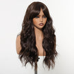 Eireen-DWYLong Brown Curly Glueless Synthetic Wig