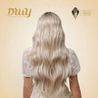 Teresa-DWY Lace Front T-Part Rooted Brown Blonde Long Wavy Synthetic Wigs