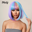 Sophia-DWY Colored Straight Synthetic Wig With Bangs