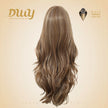 Dara C- NEW! DWY Mono Lace Front Free Part Long-Length Wavy Brown Glueless Synthetic Wig