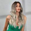 Charlotte-DWY Ombre Blonde Long Wavy Synthetic Wig