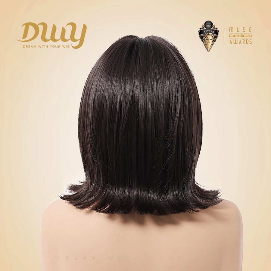 Suki-DWY 12-Inch Glueless MiraScalp Synthetic Wig