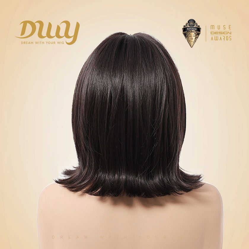 Suki-DWY 12-Inch Glueless MiraScalp Synthetic Wig
