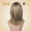 Faith C-DWY New Technology! Bionic Silk Top 14-Inch Long Wave Brown  Blonde Glueless Synthetic Wig