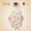 Krista-DWY Water Wave with Highlights Colorful Glueless Synthetic Wig