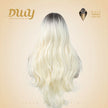 Scarlett H -DWY Lace Front Middle Part Long Body Wavy Blonde Ombre Glueless Synthetic Wig